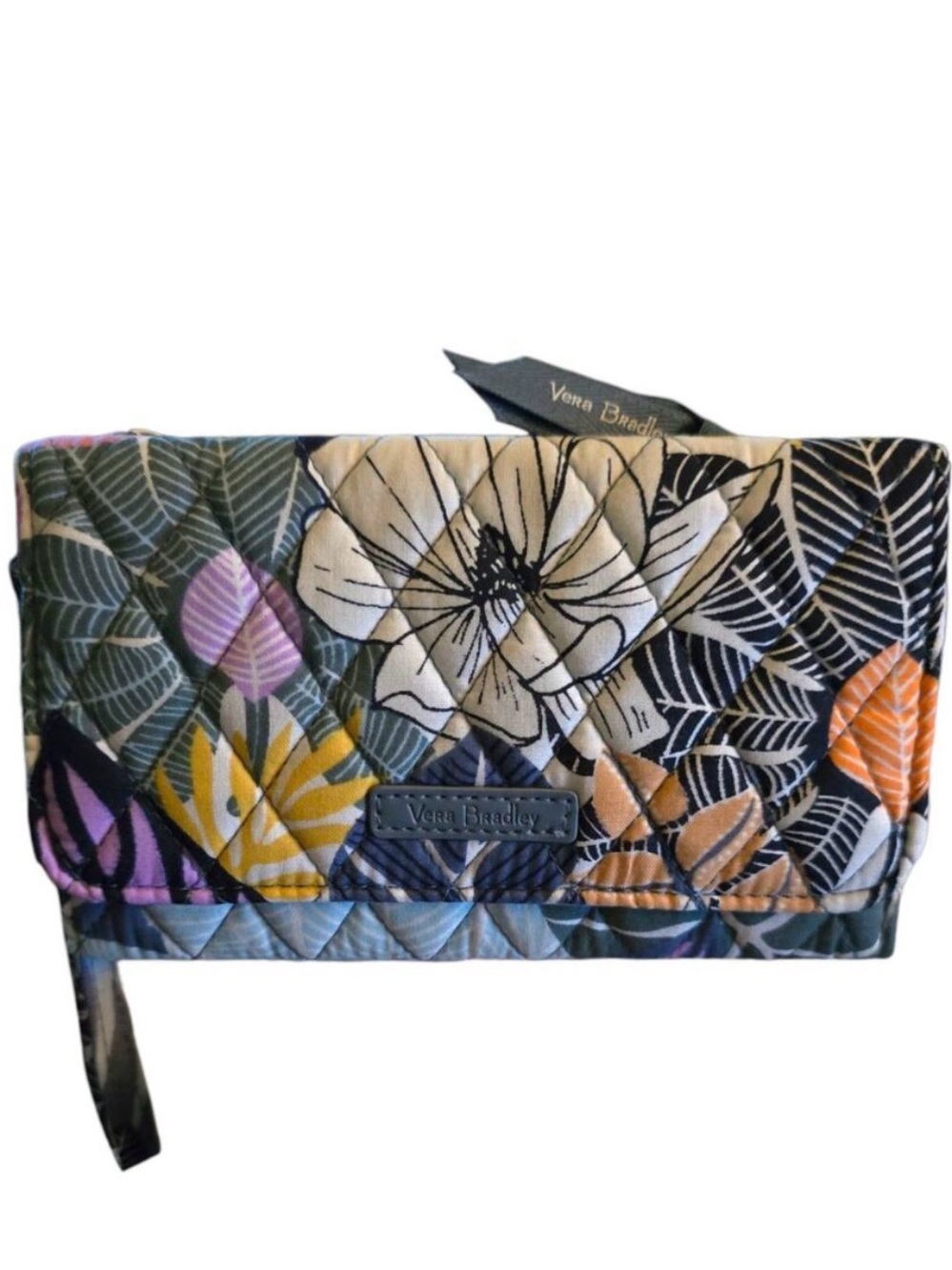 Vera Bradley Palm Floral Quilted Wallet